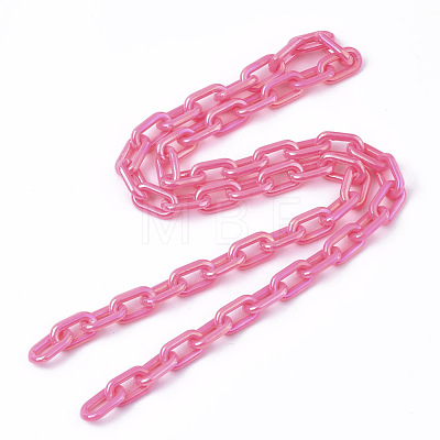 Acrylic Opaque Cable Chains X-PACR-N009-002F-1