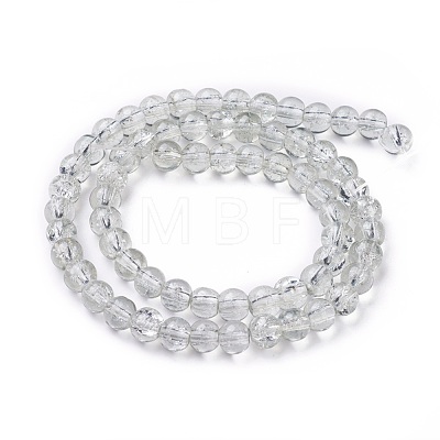 Crackle Glass Beads Strands GLAA-F098-02B-24-1