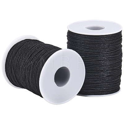2 Rolls Waxed Cotton Thread Cords YC-PA0001-03-1