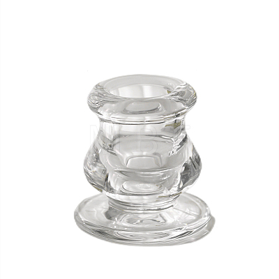 Glass Candlestick Holder CAND-PW0013-50C-1