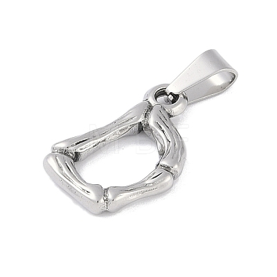 Non-Tarnish 304 Stainless Steel Pendants STAS-F235-01P-D-1