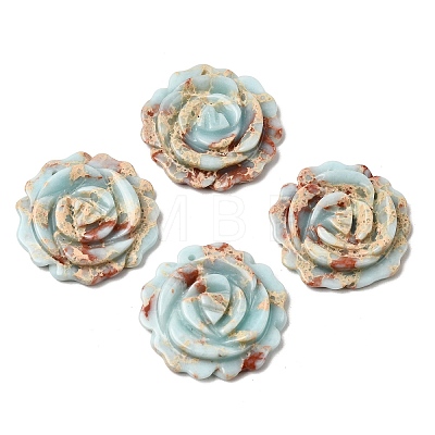 Synthetic Shoushan Stone Carved Pendants G-A294-02-1