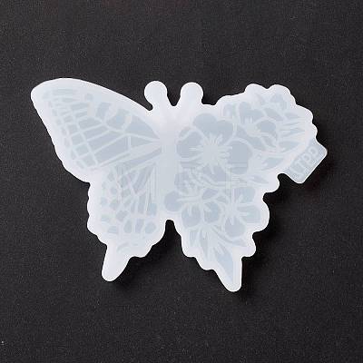 Butterfly with Flower Cup Mat Silicone Molds DIY-M039-09-1