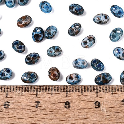 Picasso Glass Seed Beads GL-N001-02A-1