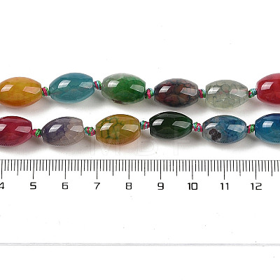 Natural Agate Beads Strands G-P535-D01-01-1