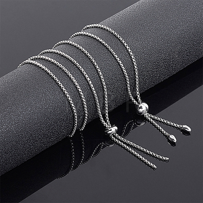 Unicraftale 304 Stainless Steel Box Chain Necklace Making MAK-UN0001-05P-1