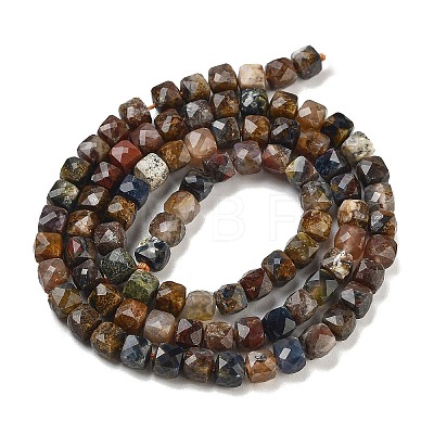 Natural Pietersite Beads Strands G-H042-A10-02-1