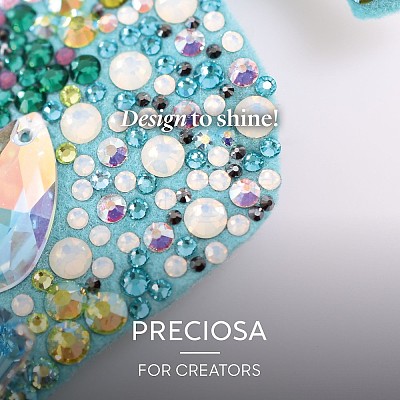 Preciosa® MAXIMA Crystal No Hotfix Flatback Stones Y-PRC-NSS8-70350-1