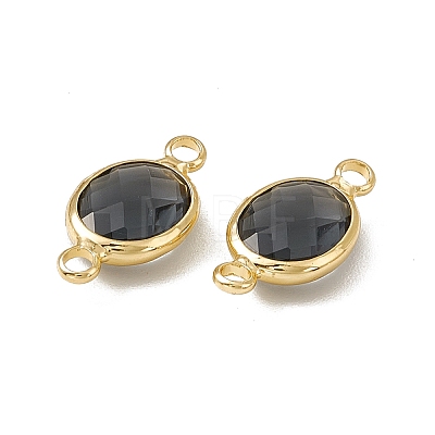Transparent K9 Glass Connector Charms GLAA-A005-10G-05-1