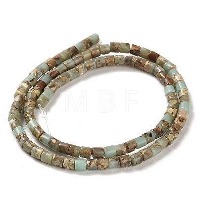 Natural Aqua Terra Jasper Beads Strands G-F765-F03-01-1