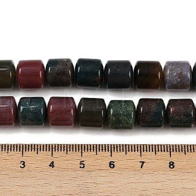 Natural Indian Agate Beads Strands G-G275-D02-10x10mm-1