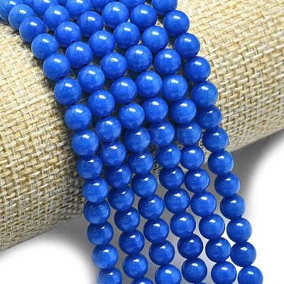 Natural Malaysia Jade Beads Strands G-L645-A01-6mm-13-1