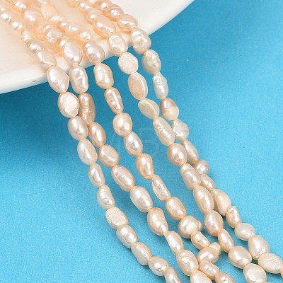 Natural Cultured Freshwater Pearl Beads Strands PEAR-P064-20G-03D-1