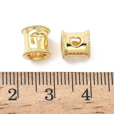 Brass European Beads KK-B166-01G-3-1