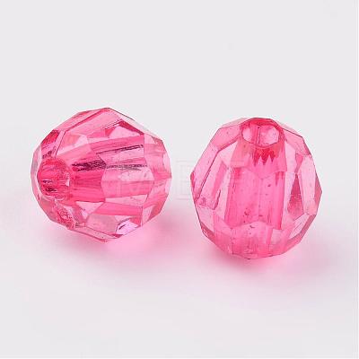 Transparent Acrylic Beads DB6mmC-14-1