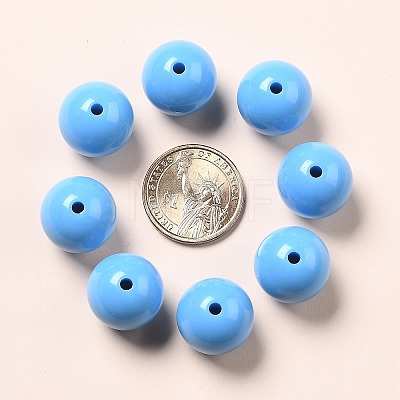 Solid Chunky Bubblegum Acrylic Beads MACR-I026-20mm-11-1