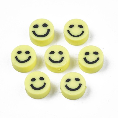 Handmade Polymer Clay Beads X-CLAY-S096-010I-1