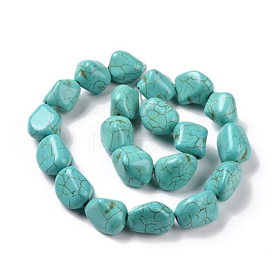 Synthetic Turquoise Beads Strands X-TURQ-G506-2-1