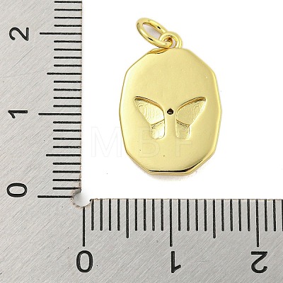 Rack Plating Brass Enamel Pendants KK-U021-17A-G-1