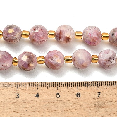 Electroplated Natural Druzy Geode Crystal Beads Strands G-F833-P01-10mm-01-1