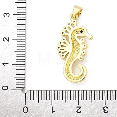 Brass Micro Pave Cubic Zirconia Pendants KK-S511-04C-G-1