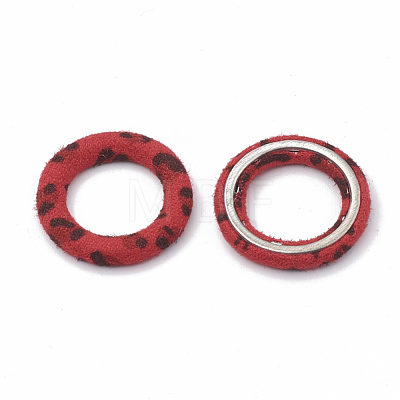 Cloth Fabric Covered Linking Rings X-WOVE-N009-06A-1