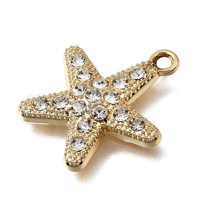 UV Plating Alloy Crystal Rhinestone Pendants RB-CBAD37D-32G-1