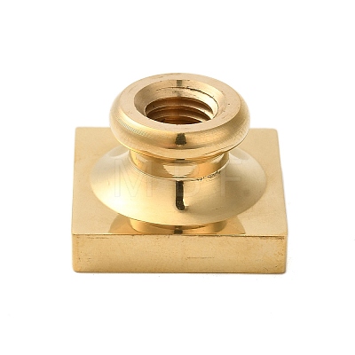 Golden Tone Wax Seal Brass Stamp Heads AJEW-U008-02G-08-1