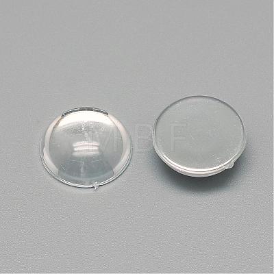 Transparent Acrylic Cabochons GACR-Q014-25mm-02-1