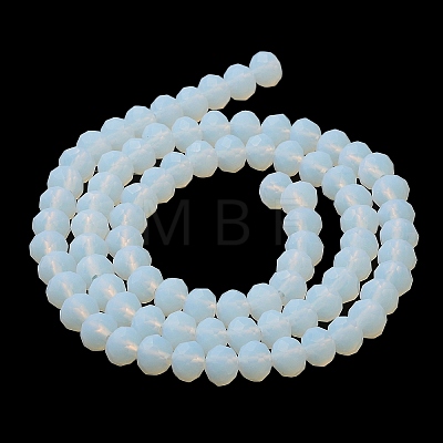 Imitation Jade Solid Color Glass Beads Strands EGLA-A034-J10mm-MD06-1
