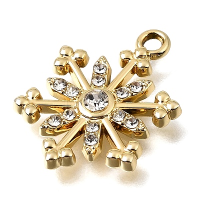 UV Plating Alloy Crystal Rhinestone Pendants RB-CBAD37D-19G-1