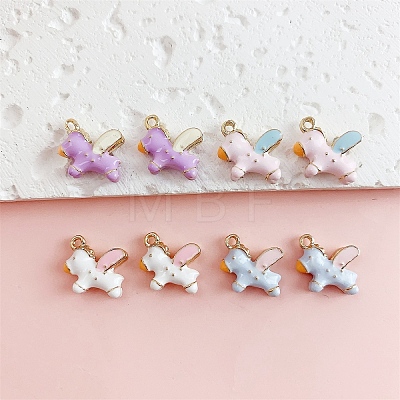 Alloy Enamel Pendants ENAM-A012-05G-1