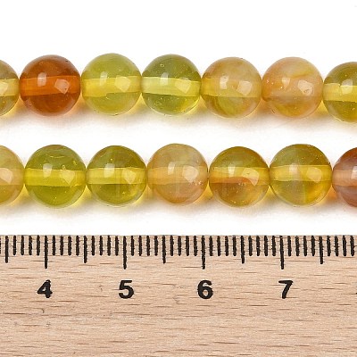 Handmade Lampwork Beads Strand LAMP-B056-8mm-1
