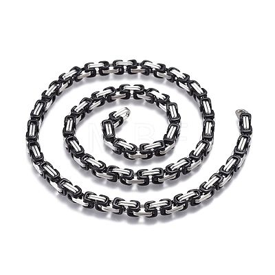 304 Stainless Steel Byzantine Chains CHS-K010-03A-BP-1