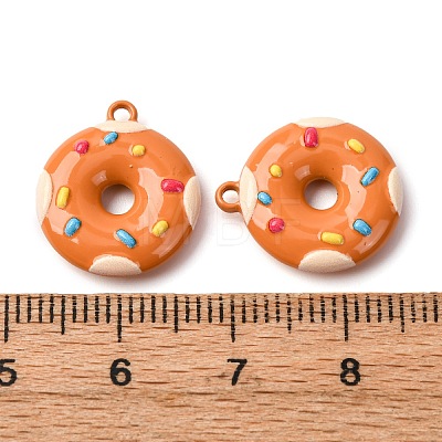 Baking Paint Alloy Pendants FIND-G097-05F-1