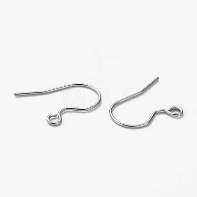 304 Stainless Steel Earring Hooks STAS-L253-003P-1