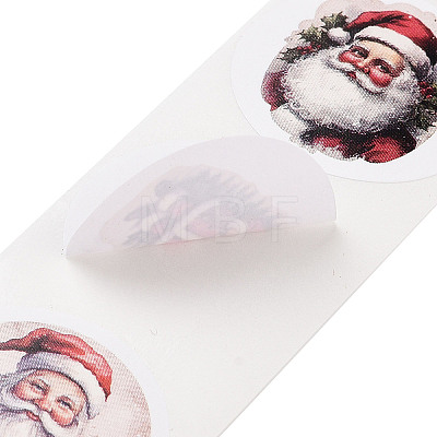 Christmas Round with Word Roll Stickers DIY-S045-01J-1