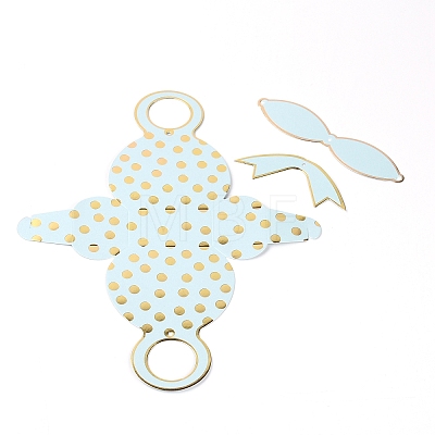 Handbags Shape Polka Dot Pattern Paper Candy Gift Fold Bags X1-BT-TAC0001-02A-1