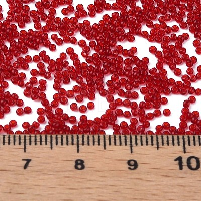 15/0 Transparent Czech Glass Seed Beads SEED-N004-004-26-1