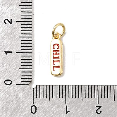 Brass Enamel Charms KK-P338-01G-D02-1