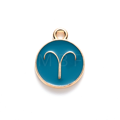 Alloy Enamel Pendants LS-ENAM-S124-01B-05A-1