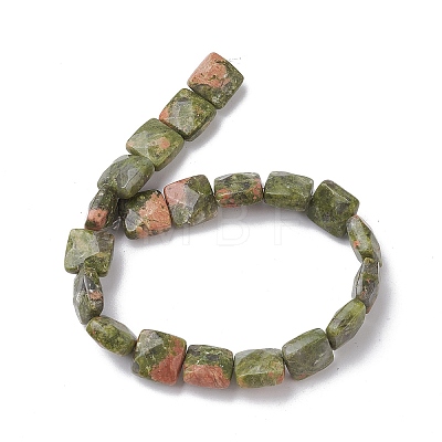 Natural Unakite Beads Strands G-K359-B14-01-1