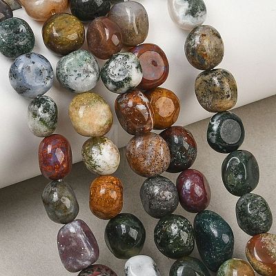 Natural Indian Agate Beads Strands GG-CBA787B-A23-1