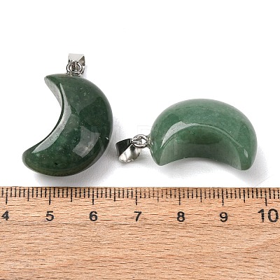 Natural Green Aventurine Pendants G-F820-02L-05-1