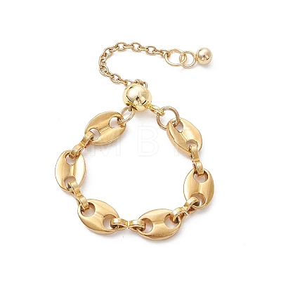 Adjustable 304 Stainless Steel Chain Finger Rings RJEW-JR00960-01-1