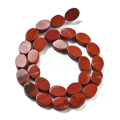 Natural Red Jasper Beads Strands G-P559-B18-01-1