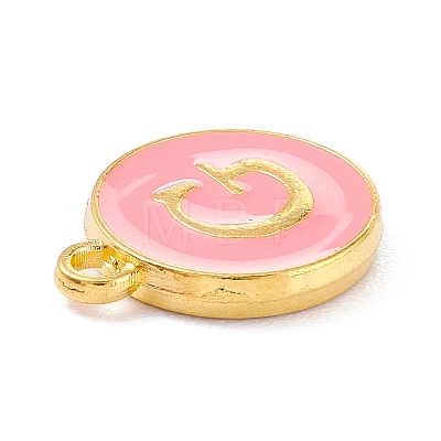 Golden Plated Alloy Enamel Charms LS-ENAM-Q437-14G-1