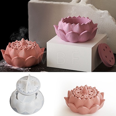 Lotus Flower DIY Silicone Storage Molds DIY-Q037-02-1