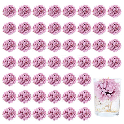 Cloth Artificial Flower Head DIY-WH0591-100-1