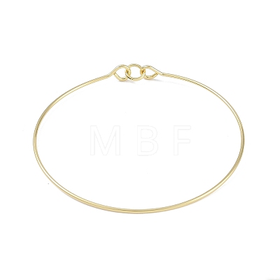 Brass Bangles for Women KK-U020-18G-1